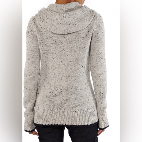 PATAGONIA ranchito hooded sweater merino wool grey size medium - Picture 3 of 11